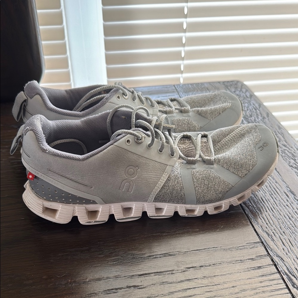 On Running Gray Athletic Shoes for Performance